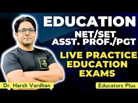 🔴 LIVE Practice Session 17 | UPGDC Education / B.Ed. • SET • UGC NET • | MCQs + PYQs