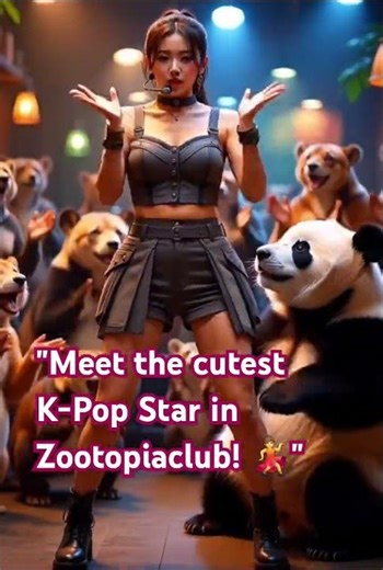 "Meet the cutest K-Pop Star in Zootopia! 💃"
