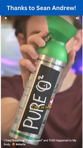 Thanks to content creator Sean Andrew for sharing this video explaining Boost Oxygen and his experience using it to see if he can hold his breathe for longer using supplemental oxygen. It’s an entertaining video that explains our Boost Oxygen canisters, how to use them and the efficacy of supplemental oxygen. Boost Oxygen is 95% Pure Oxygen in portable and completely recyclable canisters - no prescription needed. Boost Oxygen is used by older adults for an active lifestyle, anyone experiencing s