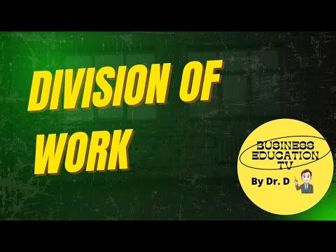 Division of Work
