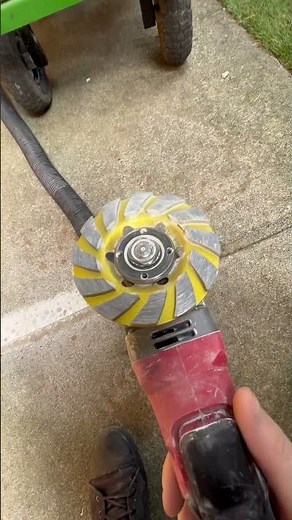 how to remove high spots in concrete using diamond grinding wheel