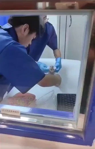 Have you ever seen a Hamster get an X-Ray?