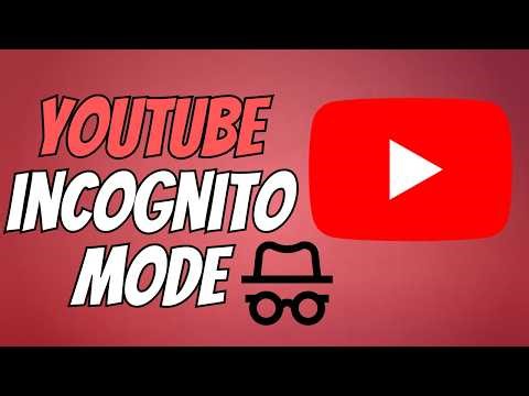 How To Turn On or Off YouTube Incognito Mode | Use YouTube Incognito
