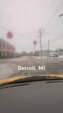 Driving through Detroit, MI #drive #automobile #driverlife #trucking #americancity#drivingexperience