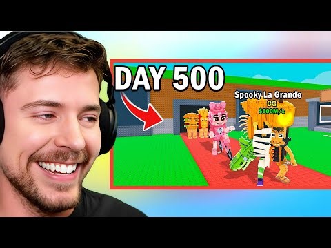 I Spent 500 DAYS In Steal a Brainrot Roblox