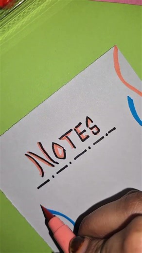 Creative notes idea✨ #shorts #backtoschool #notes