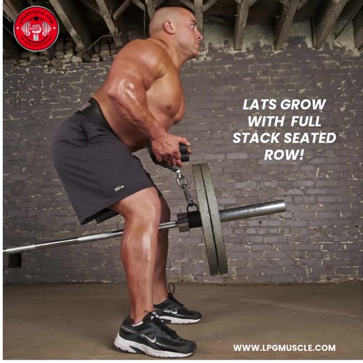 Do Hi & Low Pulley Cable Row, T Bar Row alternative, Close Grip Pull Ups & more! With a HOG LEGS Multi-Row 8" Lat pull Down Cable Attachment. Equipped with a Fat 1-3/4" round Landmine Row Handle size. That absolutely begs for more Weight Plates! Performance amped further by a Beast Release 'Live Action' Swivel Ring! Shop Now https://lpgmuscle.com/products/hog-legs-multirow-low-pulley-cable-row-t-bar-row-alternative-close-grip-pull-ups-handles | LPGmuscle.com