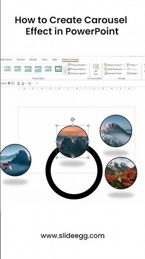 How to Create Carousel Effect in PowerPoint #slideegg