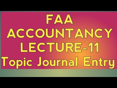 FAA JKSSB Lecture-11 Topic journal entry