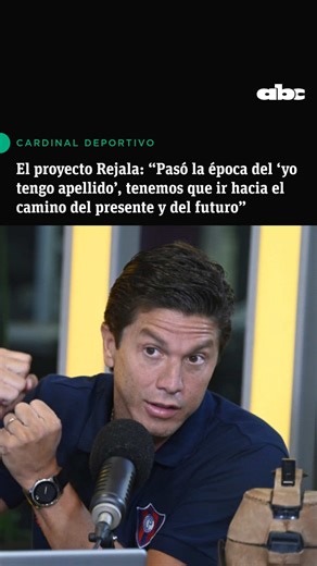 #CardinalDeportivo | EL PROYECTO CARLOS REJALA 🔵🔴 🗣️ “El fútbol ya no es más patriarcal. Pasó la época del ‘yo tengo apellido’, ‘porque mi billetera’, ‘estoy en un club social’. Tenemos que ir hacia el camino del presente y del futuro.” Carlos Rejala, candidato a la presidencia de Cerro Porteño, detalló cuál será la política del club en caso de ganar las elecciones 🗳️ #ABCDeportes #ElJuegoQueSentimos #730AM #CerroPorteño