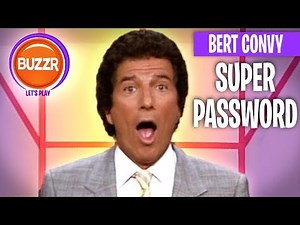 Super Password - PUPPY PARTY PARADE for Bert Convy BIRTHDAY! | BUZZR