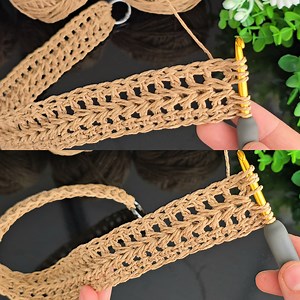 24K views · 206 reactions | So Beautiful And So Easy 殺 Super easy.How to Crochet Purse Handles.Crochet Belt. | Crochet knitting love | Facebook