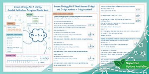 Division Strategies Mats (Ages 5 - 11)