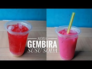 SODA GEMBIRA ES SUSU SODA HANYA 2 BAHAN