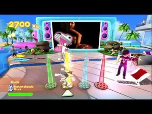 Dance Paradise 720P gameplay Akon (Bellydancer / Bananza) Xbox 360 Kinect