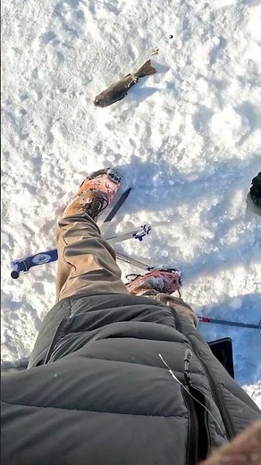 First Rule of Ice Club!!!! Set up the JAWJACKER!!!!! #alaska #icefishing #troutfishing #fishing
