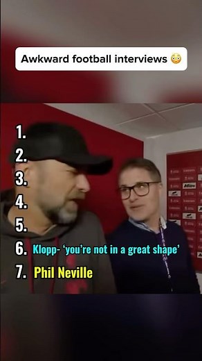 Awkward Football Interviews