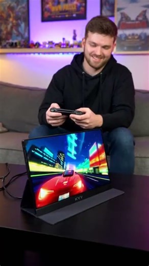 Dual screens anywhere you go! 15.6" Portable Monitor