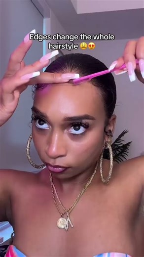 How to Do Your Edges with 4C Hair (Beginner) 🎯 #bestedgecontrolfor4chair #bestedgecontrol #haircare