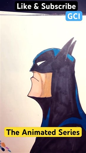 BATMAN THE ANIMATED SERIES TIMELAPSE / DC ANIMATION / GCI STUDIOS #howtoderawcomics #batmanmonth
