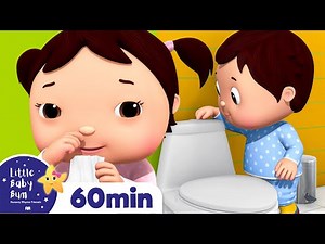 Bathroom Song | Wash Your Hands + More Nursery Rhymes & Kids Songs | Learn with Little Baby Bum