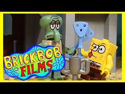 EMPLOYEE OF THE MONTH | LEGO Spongebob | FULL EPISODE