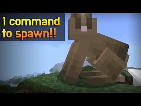 Minecraft PE's Hidden Mob #3: Giant Rabbit (How to spawn)