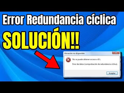 🛑 Cómo SOLUCIONAR ERROR de REDUNDANCIA CÍCLICA en DISCO DURO EXTERNO