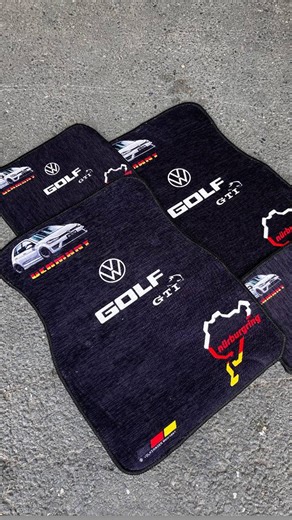 VW Golf Logo Luxus Auto Fußmatten von 4 Stück, Auto Fußmatten, Auto Zubehör, Automobil Dekor, Luxus Auto Fußmatten, Auto Fußmatten - Etsy.de