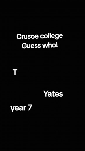 Crusoe college 2024 guess who