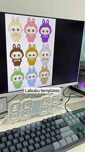 Hand-drawn Labubu pin, notepad, and backcard for sale. Ready file print and cut. Pwede din resize. ✨ #kimcut #labubumacaron #notepads #buttonpins #pinbadge #digitalmarketing #fypシ゚ | Kimcut
