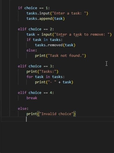 Python Mini Project – To Do List