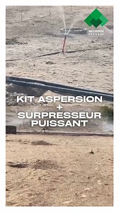Irrigation à MBORO - 2 ha arrosés par un kit aspersion performant ! Fini les corvées d'arrosage fastidieuses et inefficaces ! BeGreen Sénégal a le plaisir de vous présenter son installation de kit aspersion intégral sur 2 hectares à MBORO. Grâce à notre système d'irrigation performant et durable, les terres de notre client seront désormais arrosées de manière homogène et optimale, garantissant une croissance optimale des cultures. Contactez-nous au 76 782 95 26 ou via WhatsApp au 00336 52 68 56