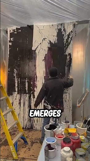 Surprising Results from Splash Painting Artist (@paulkenton) #shorts