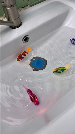 Realistic Toy Fish Swimming in Water 🐠 Fun Battery-Powered Mini Aquarium!