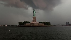 199K views · 2K reactions | Lightning Near Miss Liberty! #abc7ny #lightning #statueofliberty CREDIT: Mike Calabrese | Lee Goldberg | Facebook