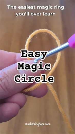 Easiest Crochet Magic Ring for Beginners - No More Confusion!