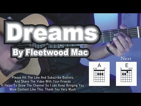 The BEST and EASIEST way to play DREAMS by FLEETWOOD MAC. Guitar Play Along with Original Vocals.