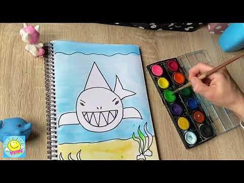 Σχεδιάζω Καρχαρία Βήμα Βήμα με τη βοήθεια αριθμών / Νηπιαγωγείο -Δημοτικό