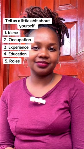 This question will be asked in all interviews. Dave to use later. #jobsearch #tiktokkenya #interview #interviewpractice #interviewtips