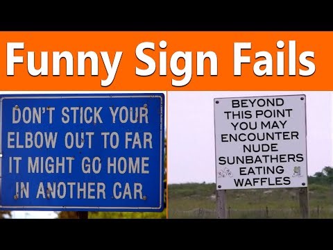 Best Funny Sign Fails Ever 🤣 | Instant Laughs Guaranteed || Daily Joy