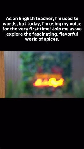 palm_ school on Instagram‎: "Step into a world of flavor! This is my first time using my voice in a video, and I’m thrilled to guide you through the aromatic journey of spices ادخلوا عالماً من النكهات! هذه هي المرة الأولى التي استخدم فيها صوتي في فيديو، ويسعدني أن أصحبكم في رحلة عطرة عبر التوابل #explore #learning #english"‎