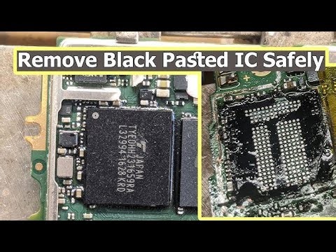IC Se Black Hard Paste Remove Karne Ka Asaan Tarika #repair #foryupage