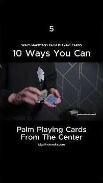 Insane Palming Techniques 😮 #cardmagic