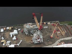 Osbit Smart Tower System for FTAI Ocean - Loadout and installation of top section