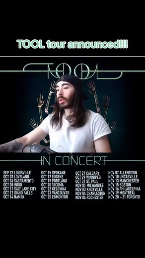 Tool Band Tour Announcement: Flying Rock Concert in Australia