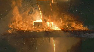Thermite burns at about 4000 degrees fahrenheit. Watch it burn through this steel car hood. #StreetScience | Science Channel