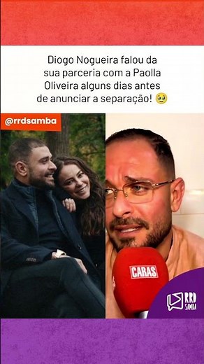 Diogo Nogueira spoke about his partnership with Paolla Oliveira a few days before announcing thei...