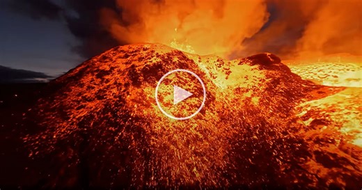 Incredible GoPro Footage Through an Active Volcano in Iceland