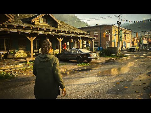 Alan Wake 2 Bright Falls Free Roam Exploration Gameplay [4K 60FPS] (PC ULTRA)